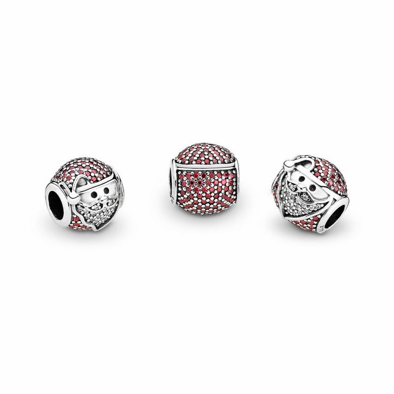 Pandora Sparkling Jolly Santa Charm Silver Egypt RS3074815